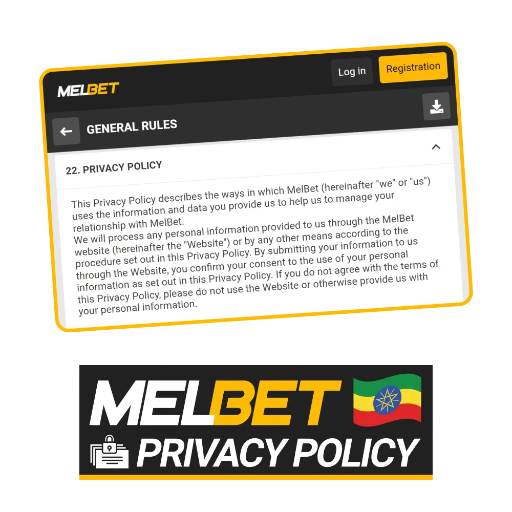 Melbet has a clear privacy policy.