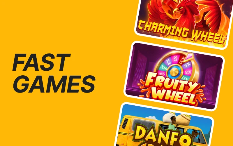 Try different fast games and experience the thrill at Melbet.
