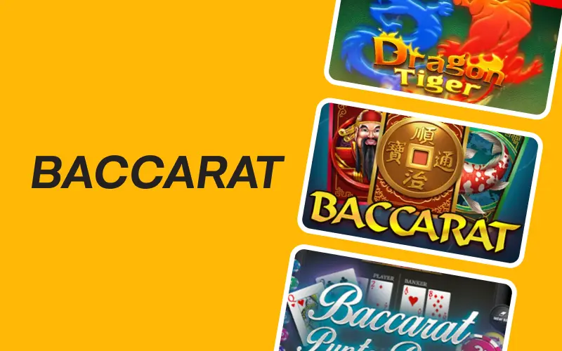 Play baccarat online at Melbet now.