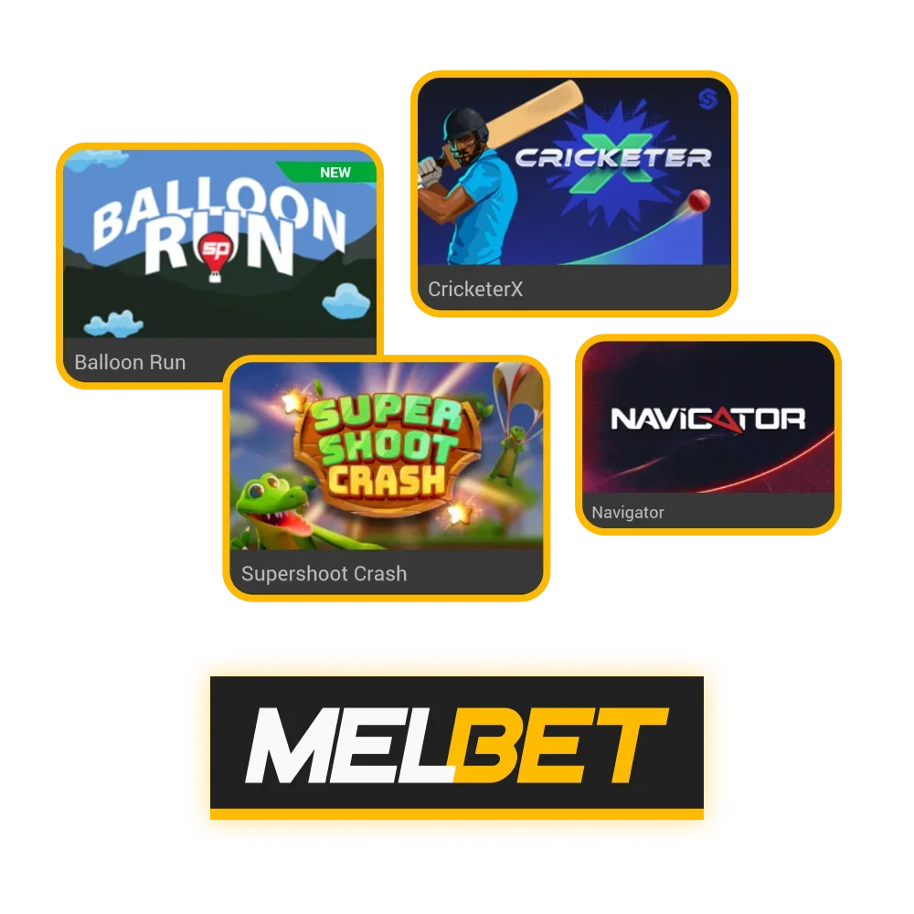 Take off into the action with Melbet’s crash game collection.
