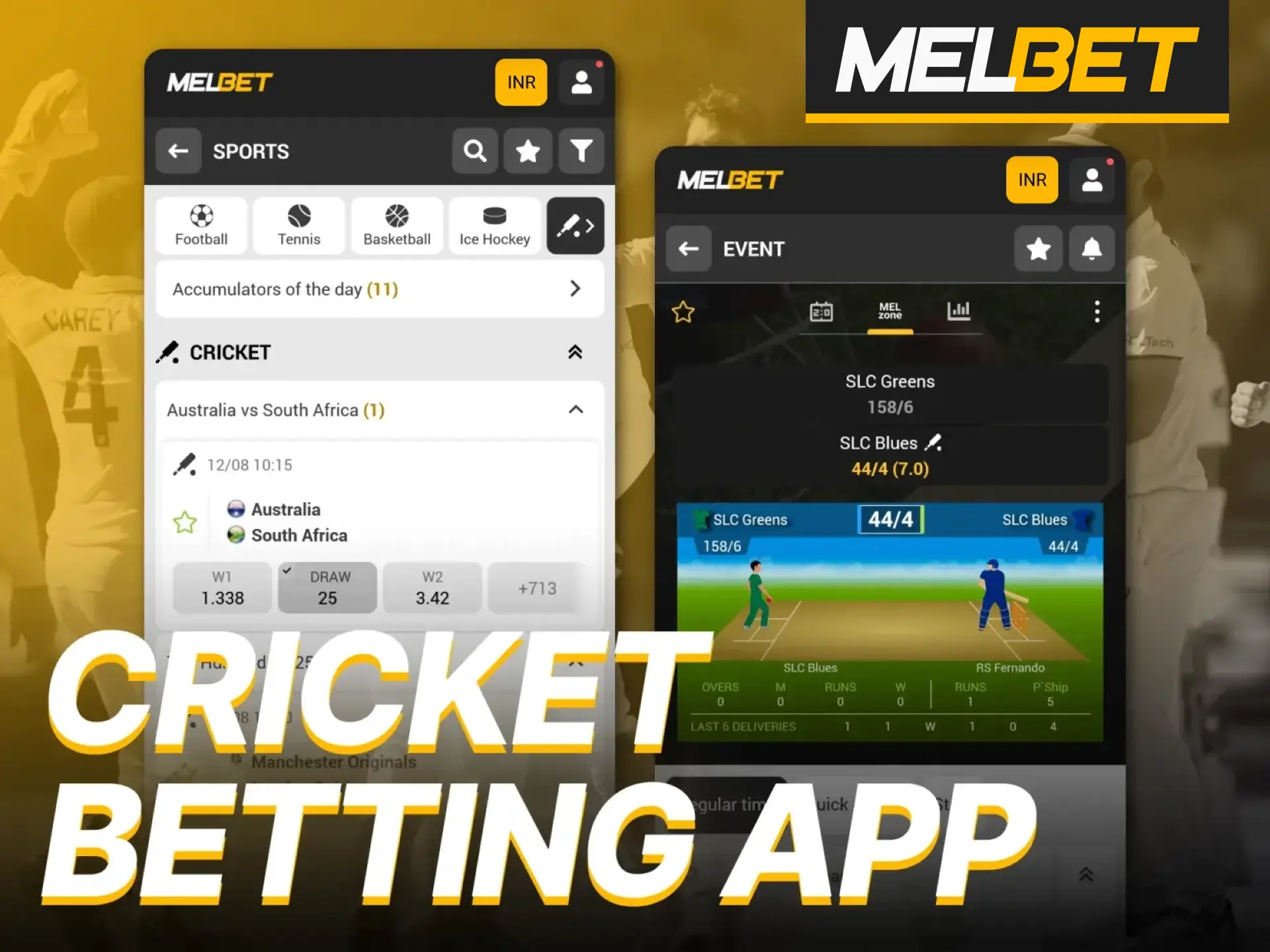 Experience hassle-free cricket betting on the go with the Melbet mobile app.