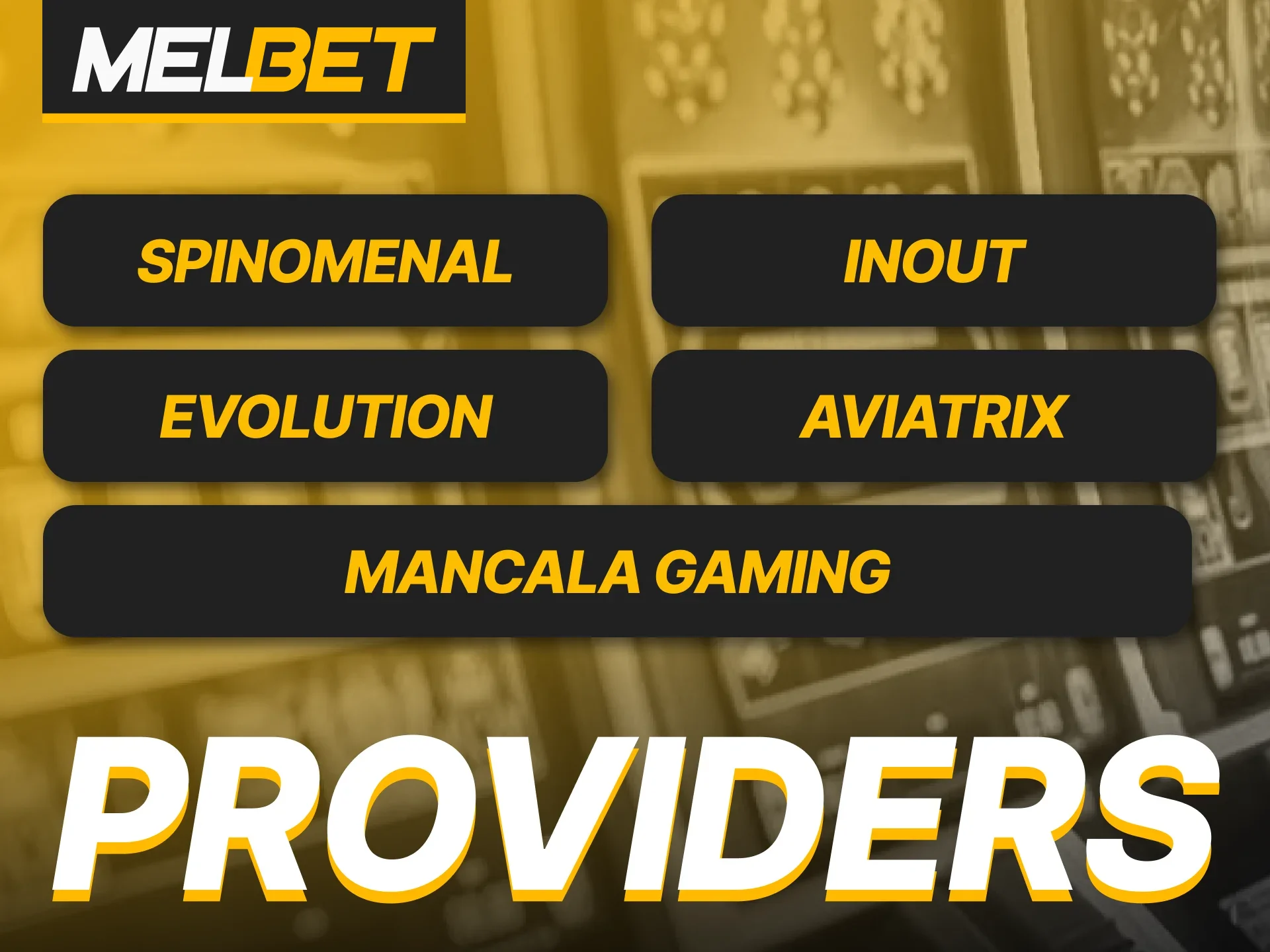 Best casino providers bring you the finest slot games at Melbet.