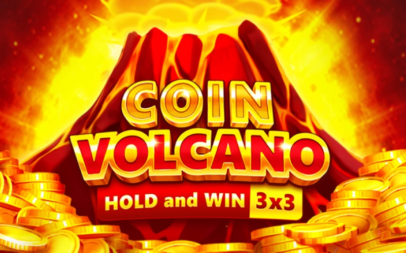 Watch the volcano erupt with gold coins in the Coin Volcano slot at Melbet.